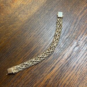 14K Yellow  Gold Vintage Bracelet- 27.7 grams